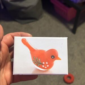Red Bird Figurine for Pets